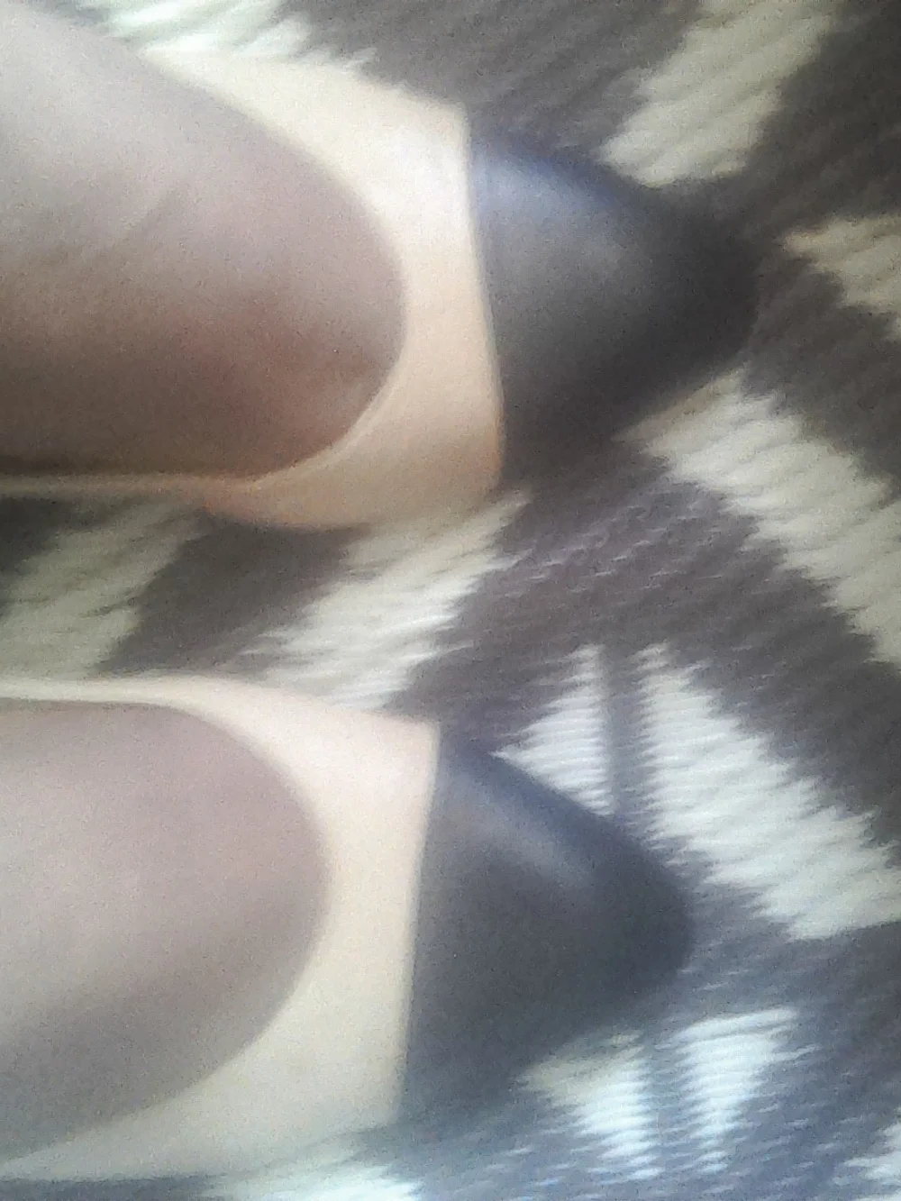 Authentic Chanel Tan & Navy Leather Slingback Heels  Best Reasonable Offers